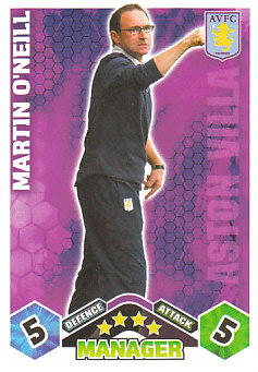 Martin O'Neill Aston Villa 2009/10 Topps Match Attax Manager #428